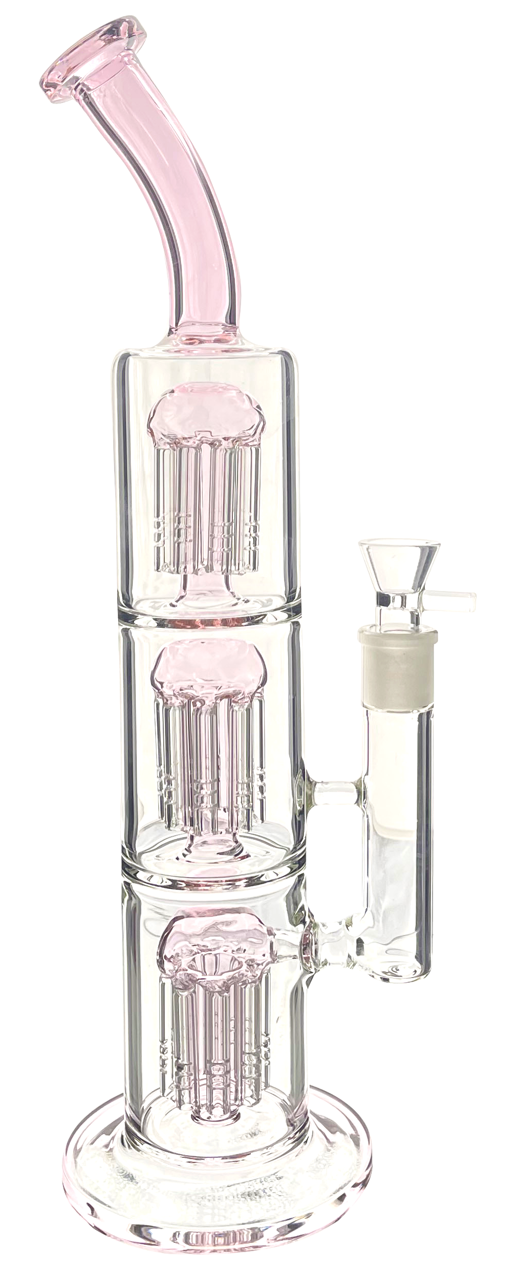 BEND COLOR MOUTHPIECE WITH TRIPLE TREE PERC - Limitless Puff