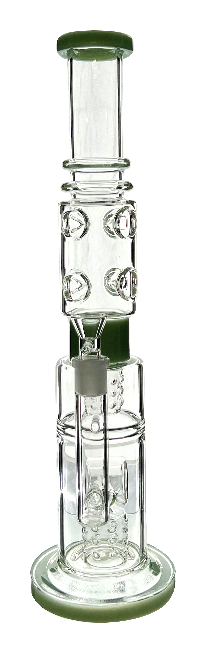 MEDIUM 2 SWISS PERC WITH DONUT RECYCLER - Limitless Puff